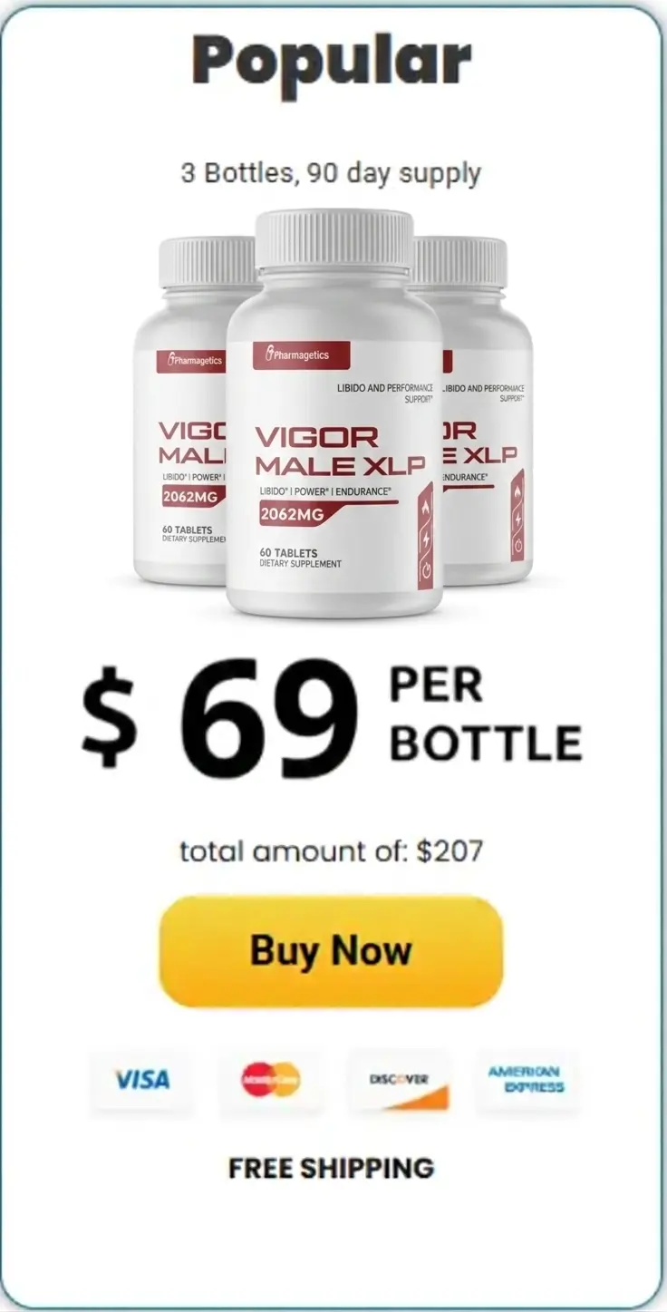 Buy vigormaleXLP 3 Bottles – 60 Day Supply